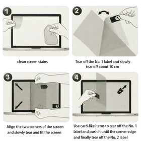 JQZWXX scratch-resistant surface protects the screen from marks.