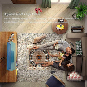 JQZWXX XRRX anti-glare surface minimizes reflections on indoor and outdoor displays.