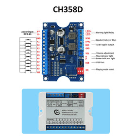 JRGKJCP CH358D low trigger board inside view showing compact control interface.