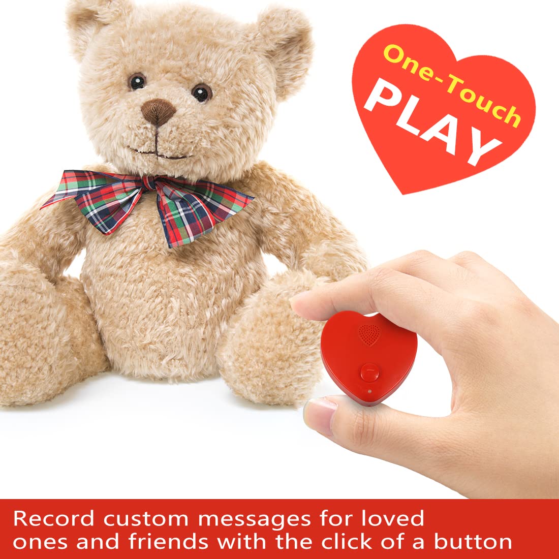 JRGKJCP device installed inside a teddy bear showing simple DIY use