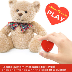 JRGKJCP device installed inside a teddy bear showing simple DIY use