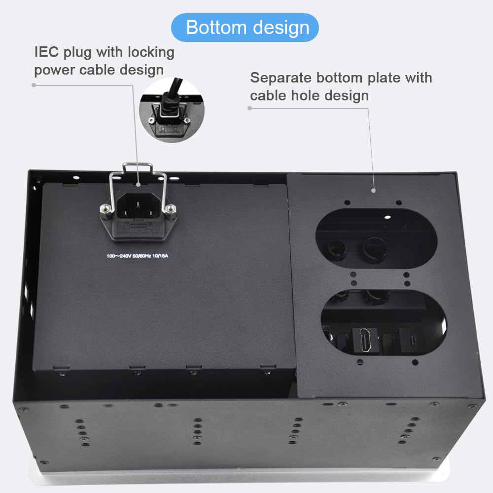 JS VIDEO CAT6 and HDMI ports enable reliable wired connections