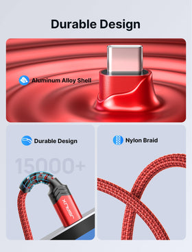 JSAUX compatibility icons show iPhone, iPad, Android use cases