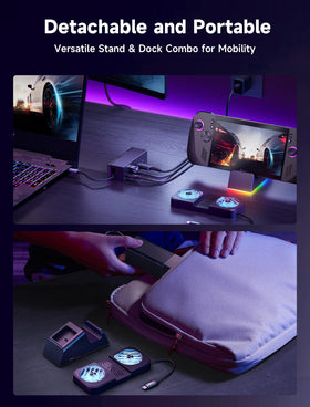 JSAUX silicone pad detail under dock enhancing stability and protective grip