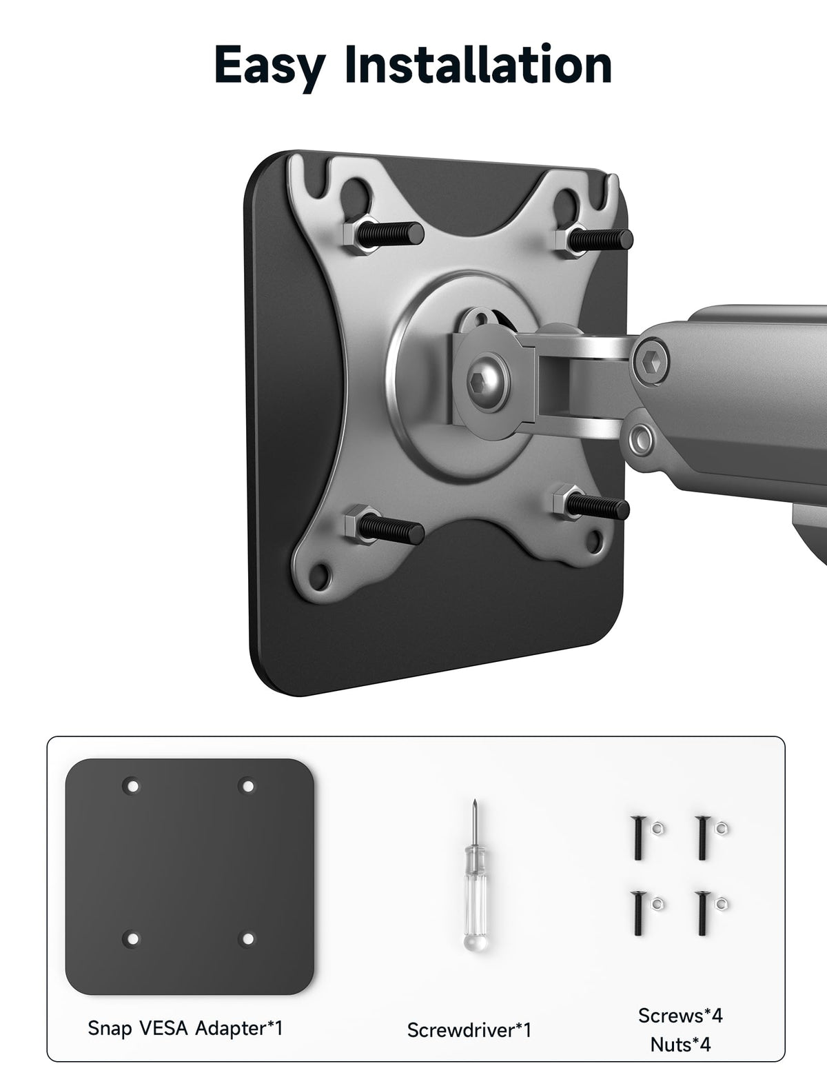 JSAUX FlipGo 13.5-inch models compatible with Snap VESA Adapter.