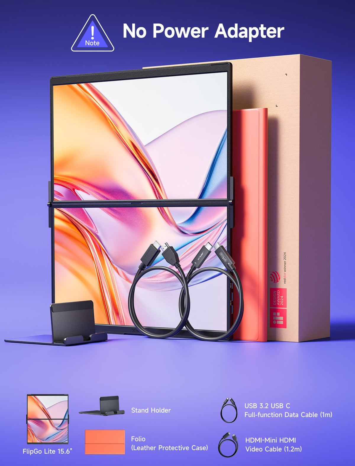 Magnetic back design keeps accessories securely attached.