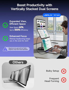 One cable power simplifies desk organization and charging.