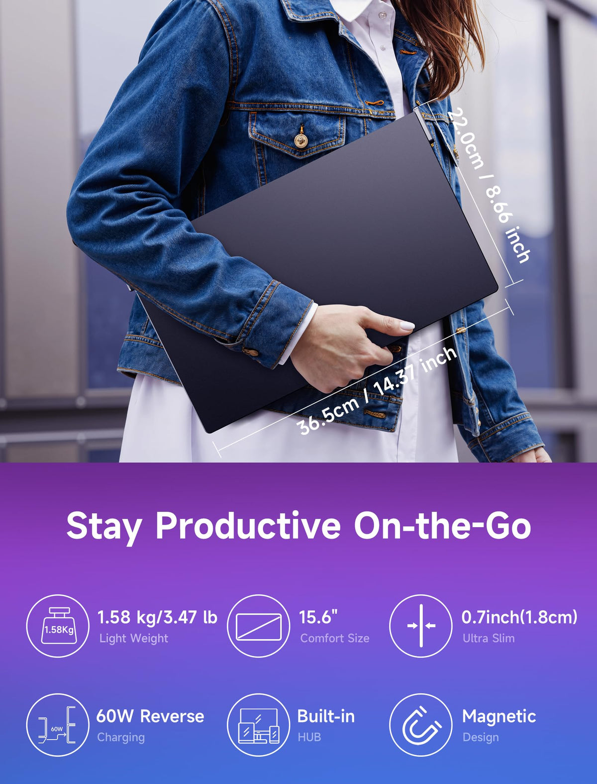 JSAUX FlipGo Pro magnetic stands boost stability and ergonomic viewing.