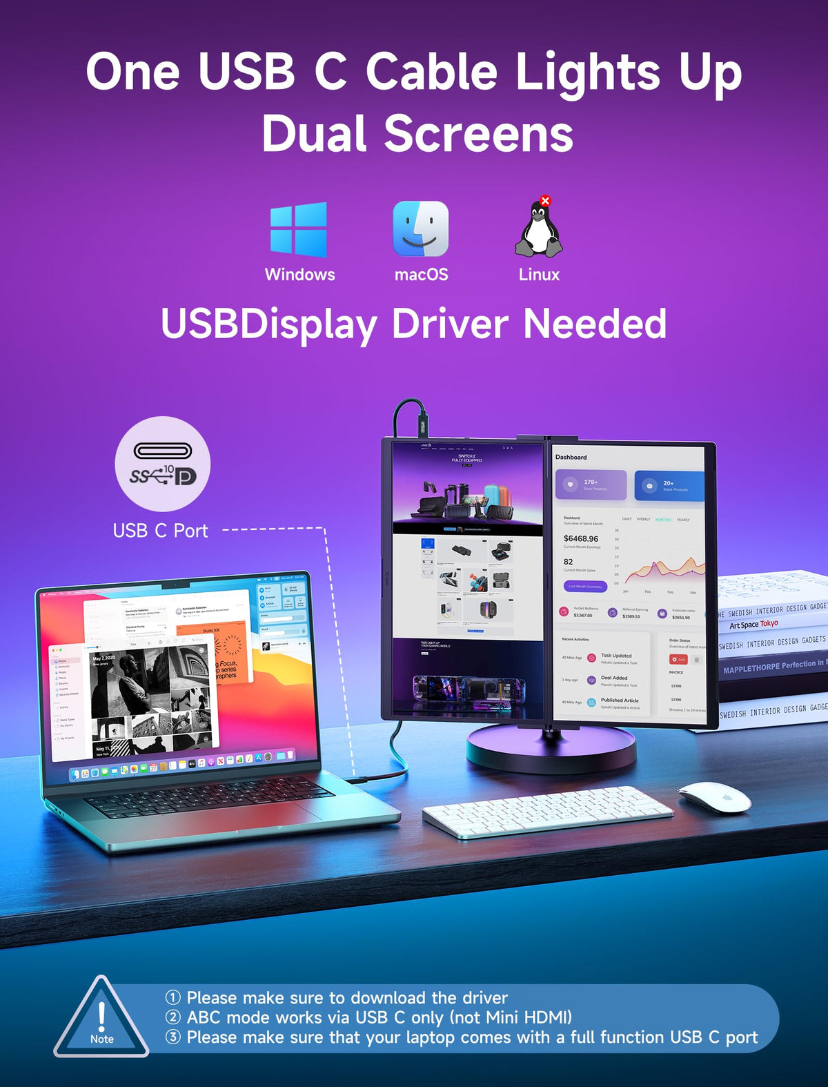 JSAUX FlipGo Pro mirror mode workspace optimizes overlapping multitasking.