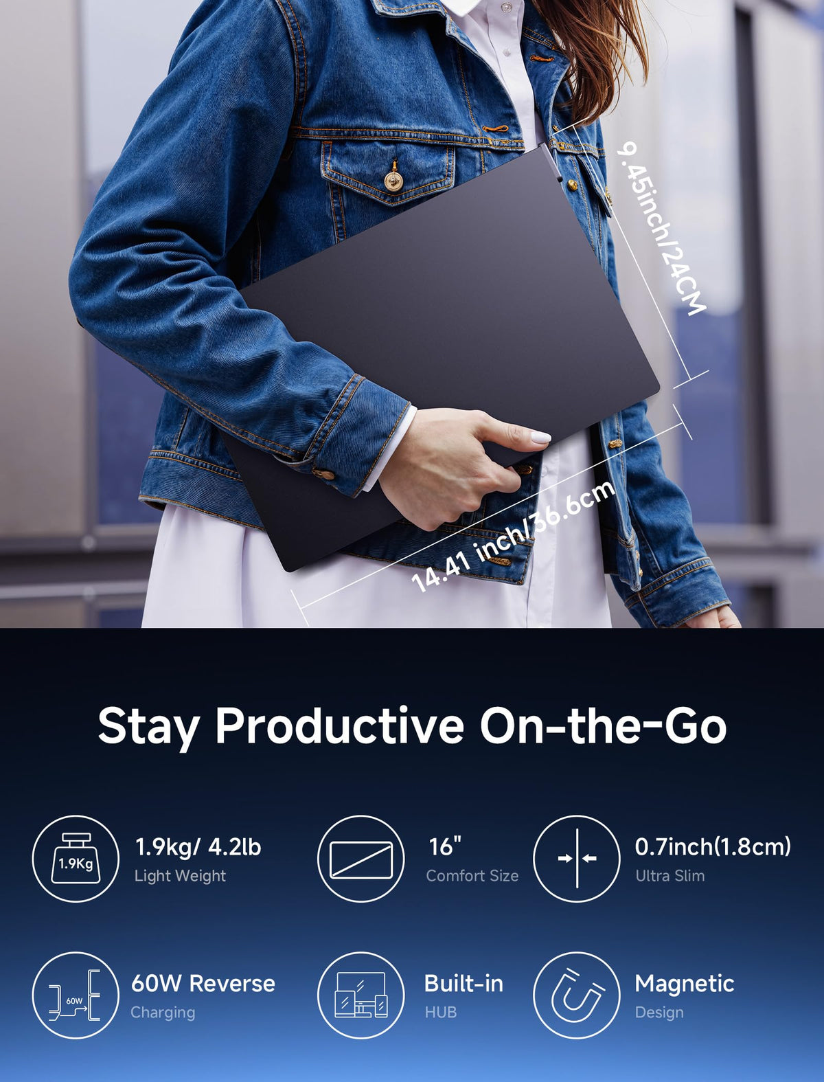 JSAUX FlipGo compatible with Windows and Linux for touch workflows