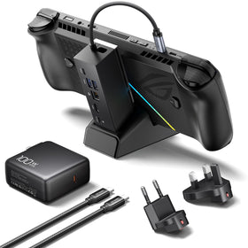 JSAUX HB0609 front view showing ports and compact design benefit convenience