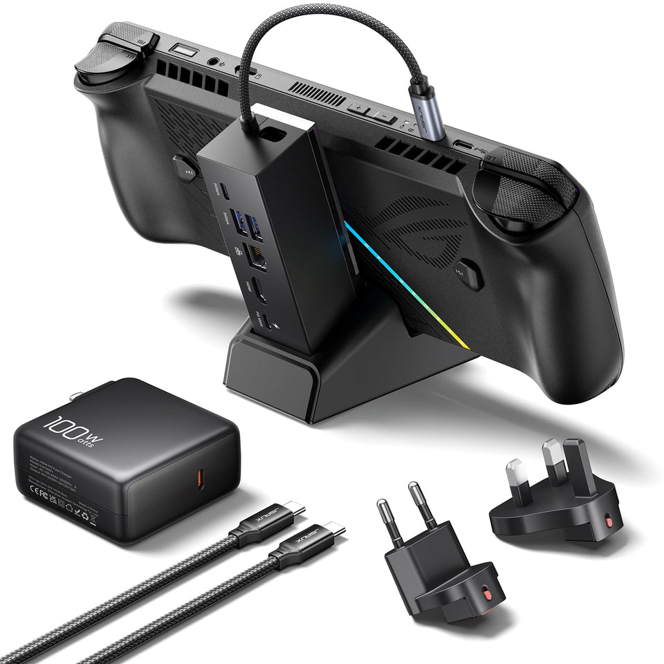 JSAUX HB0609 front view showing ports and compact design benefit convenience