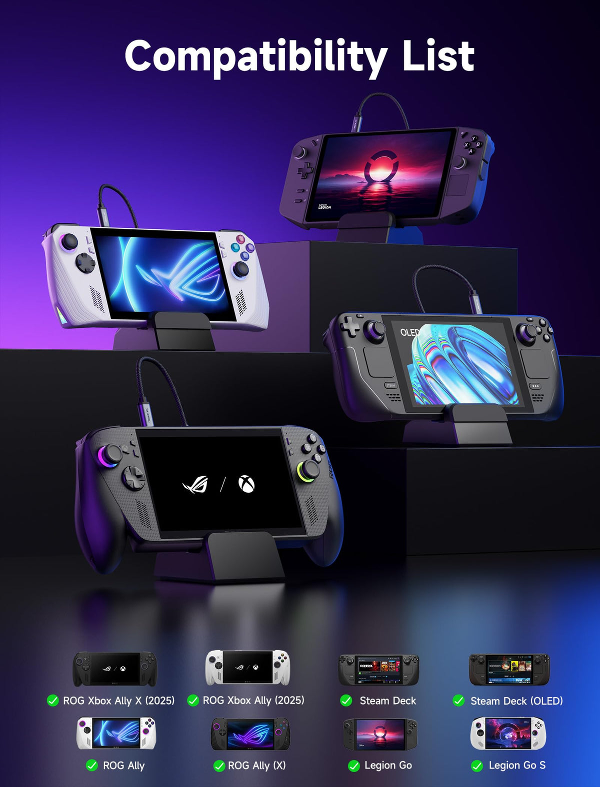JSAUX dock connected via HDMI to monitor showing 4K output benefit