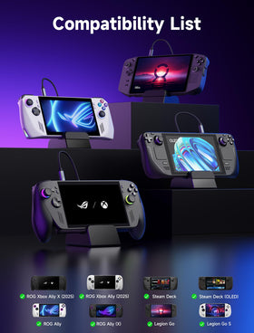 JSAUX dock connected via HDMI to monitor showing 4K output benefit