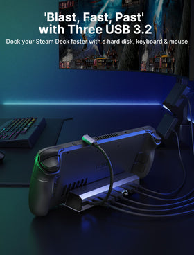 JSAUX HDMI port closeup illustrating 4K@60Hz output for sharp visuals