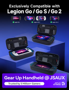 JSAUX interior layout with padded compartments organizing console and accessories safely