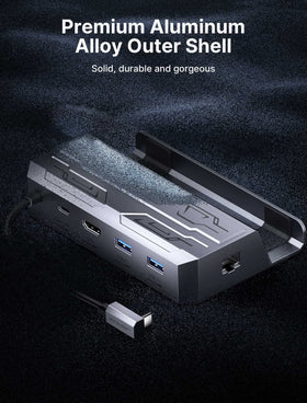 JSAUX Dock includes 100W adapter for reliable charging.