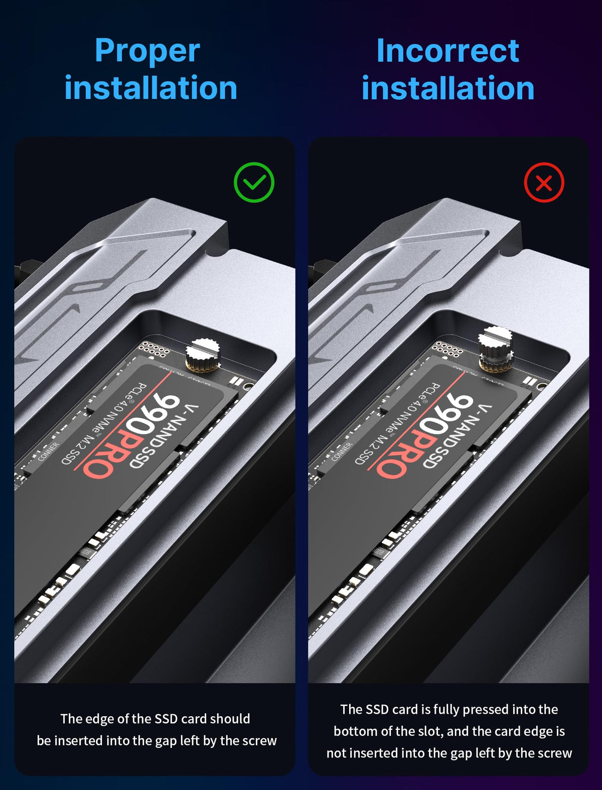 JSAUX M.2 slot supports up to 2TB for game libraries.