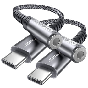 JSAUX USB-C to 3.5mm adapter showing durable design for daily use.