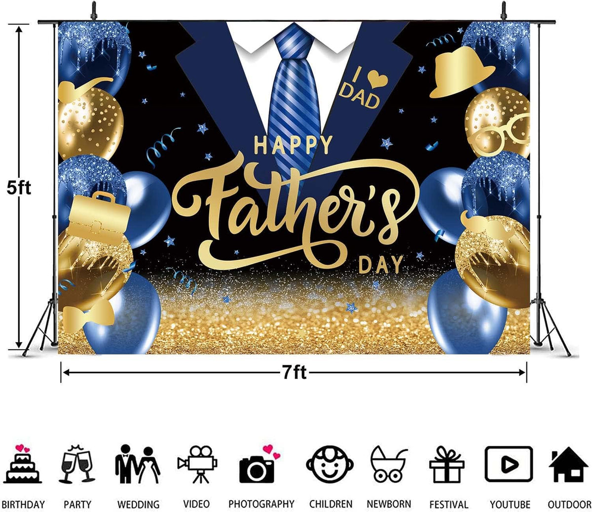 JSHENGZHYI backdrop used in photo booth, creating shareable family portraits