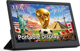 JSHIX 11.6" front view showing full HD screen and slim bezel for crisp display