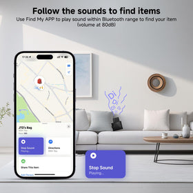 JTD card placed on a Qi wireless charger showing easy recharge