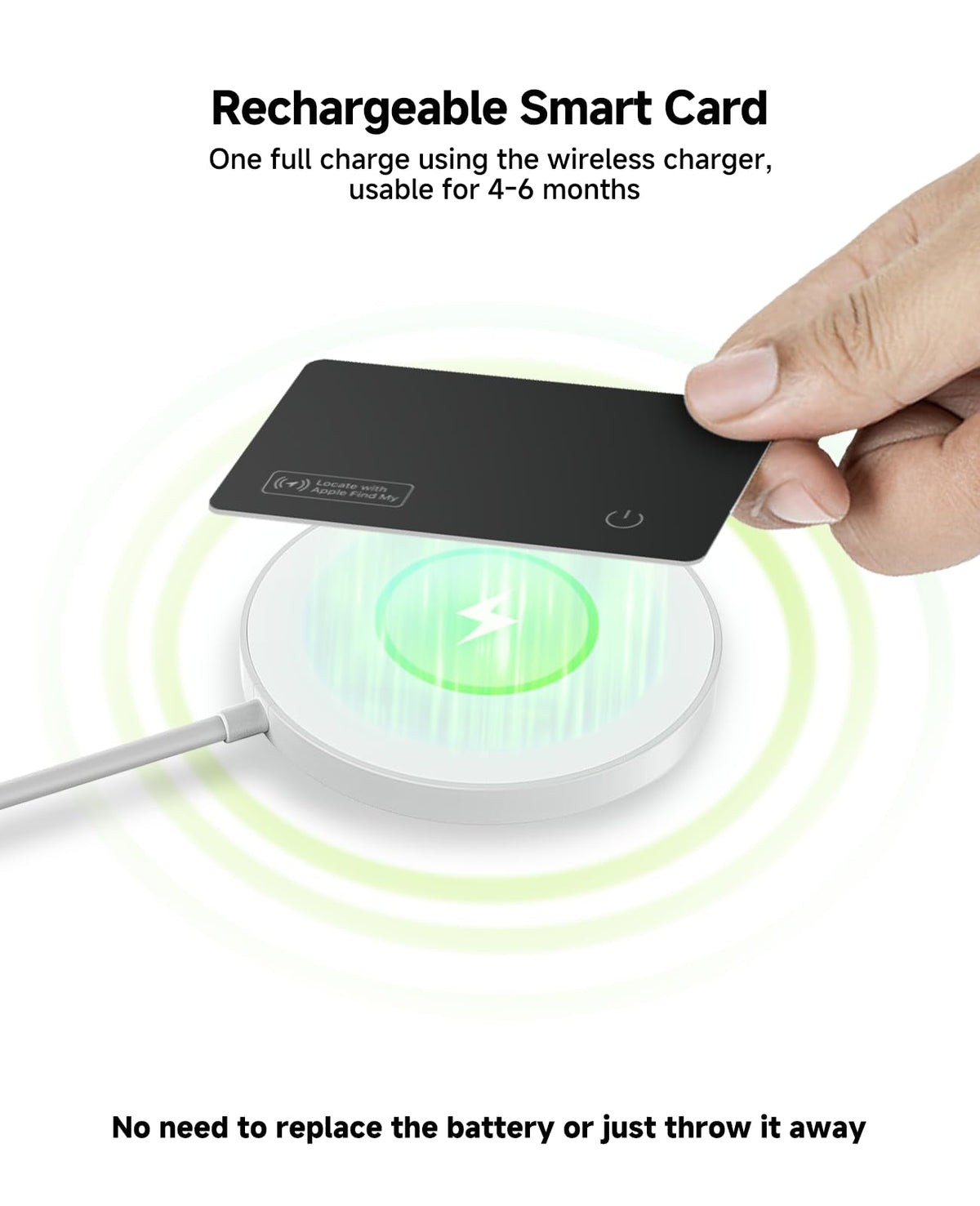 JTD card sounding 100dB alarm to quickly locate misplaced items