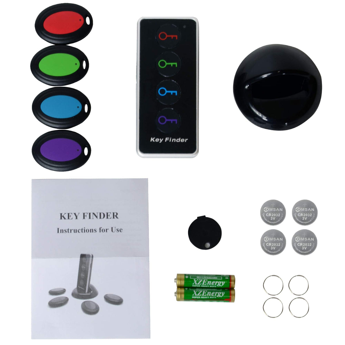 JTD Key Finder simple button press guides you to misplaced items.