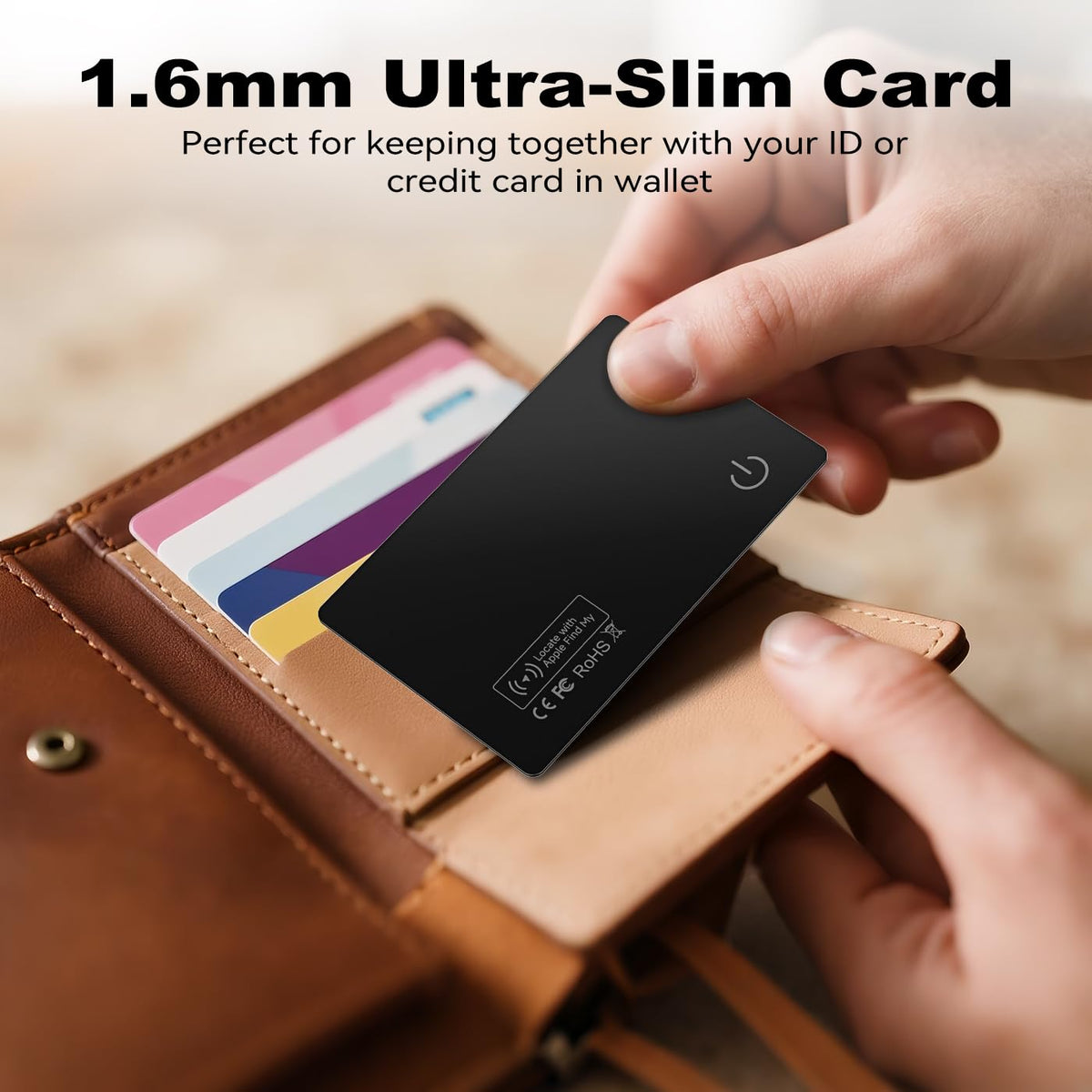 JTD close-up of ultra-slim card profile for discreet carry