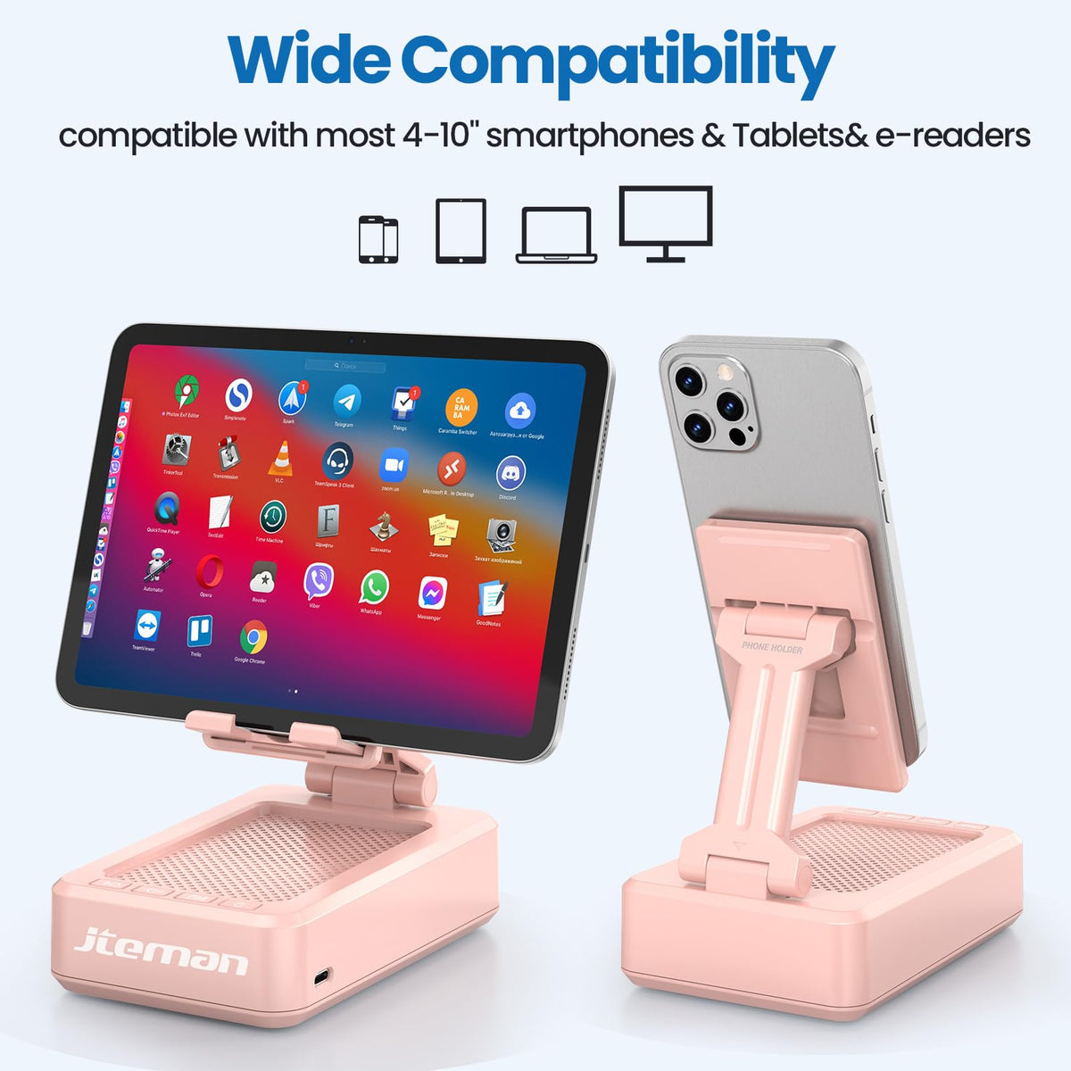 JTEMAN hook and silicone pad protecting device from scratches benefit