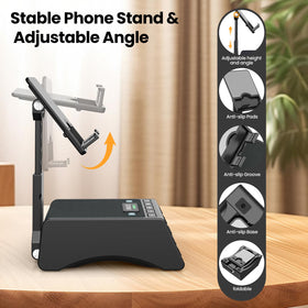 JTEMAN foldable portable design saves space for travel and daily use.