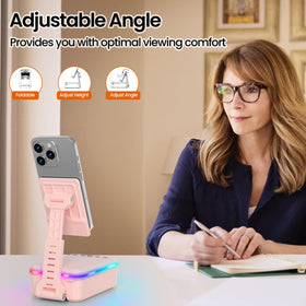JTEMAN LED ambient light adds mood lighting for late-night viewing.
