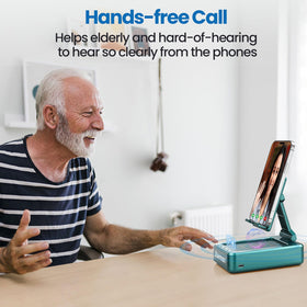 JTEMAN holding a phone in the cradle for video watching and calls