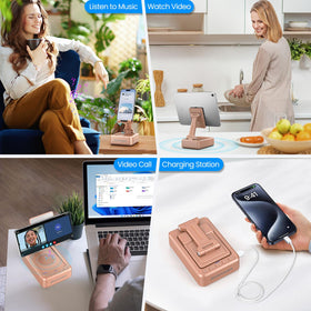 JTEMAN rose gold charging function keeps devices powered