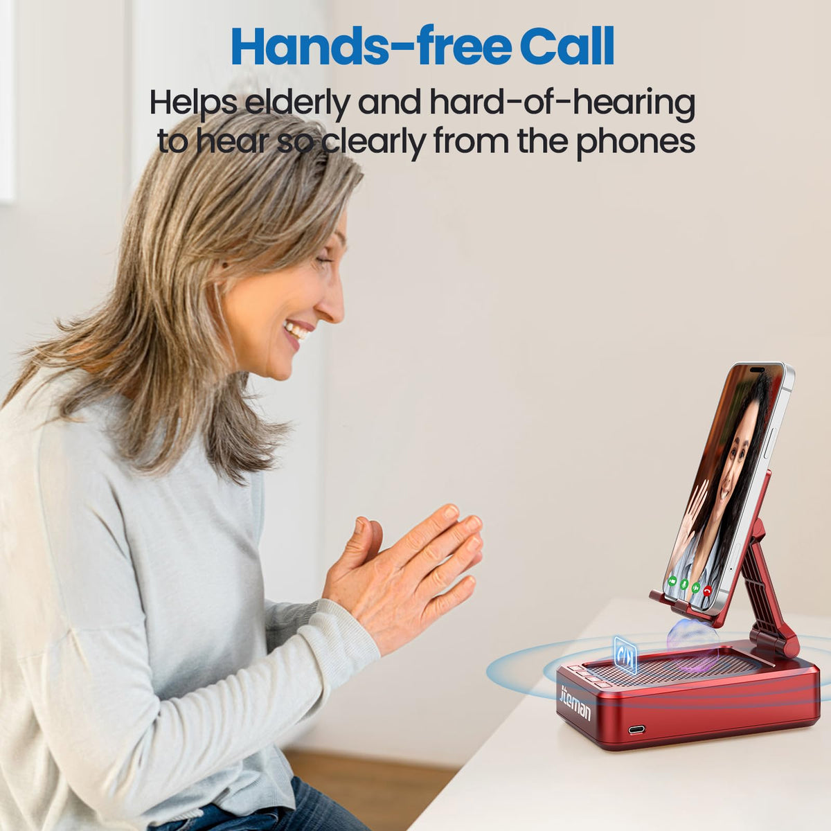 JTEMAN side view hook with silicone pads protecting device from scratches