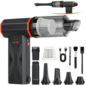 JUFINX front view showing compact design and fast cleaning power