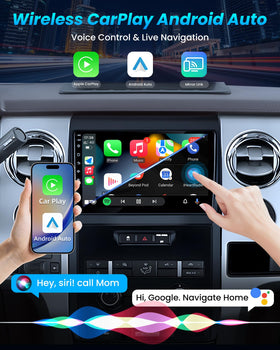 Jufodrca Ford F-150 navigation with GPS and Wi-Fi for maps