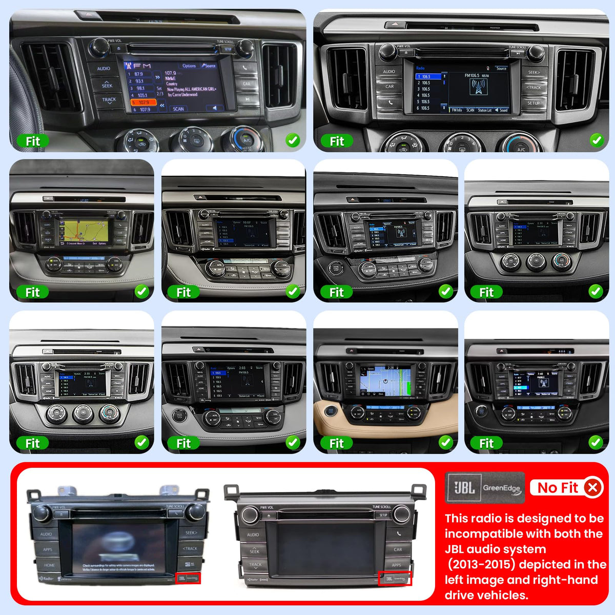 Jufodrca RAV4 GPS navigation for reliable routes on the go