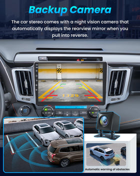 Jufodrca Rav4 1080p rear view camera with night vision