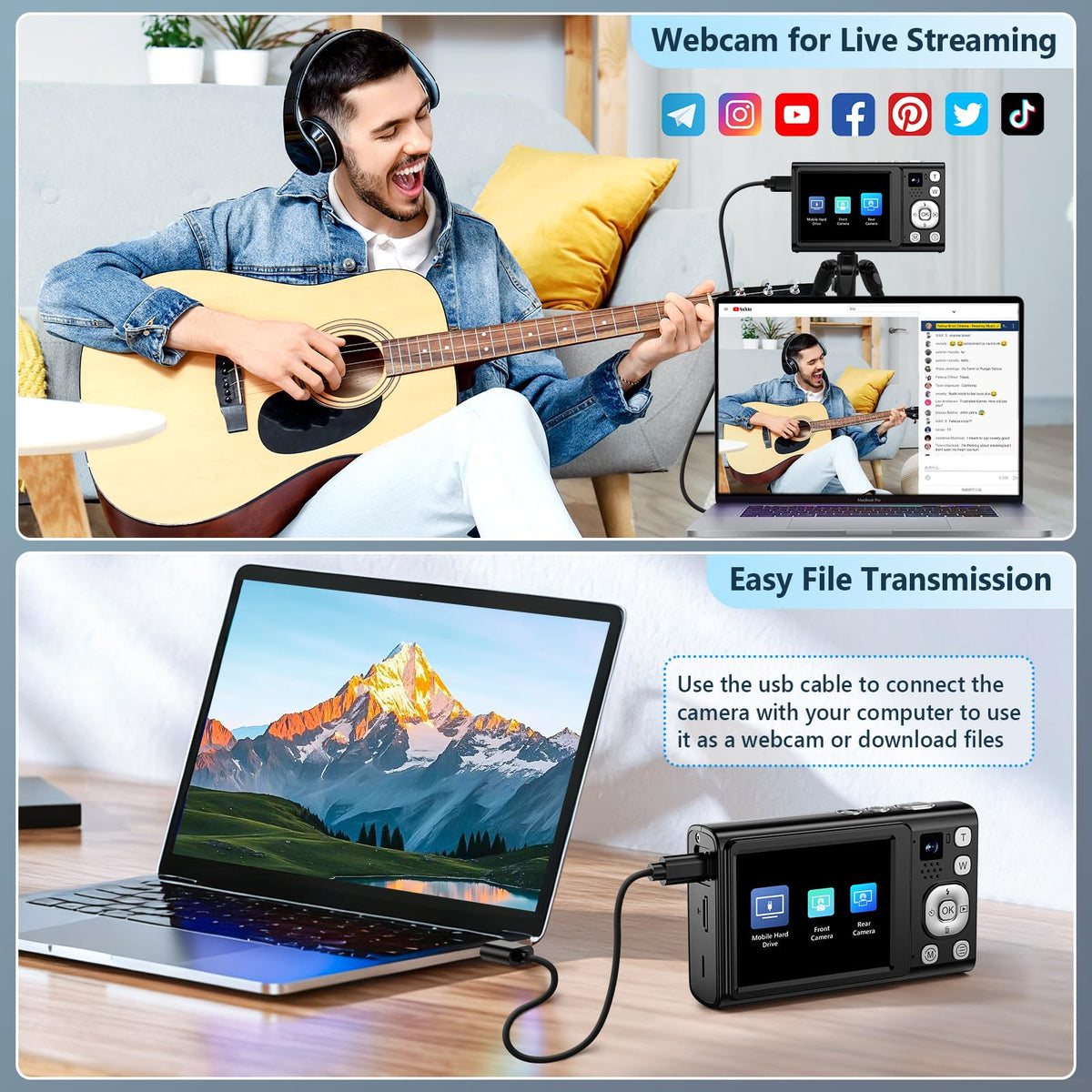 Jukanur travel-friendly compact design for on-the-go photography