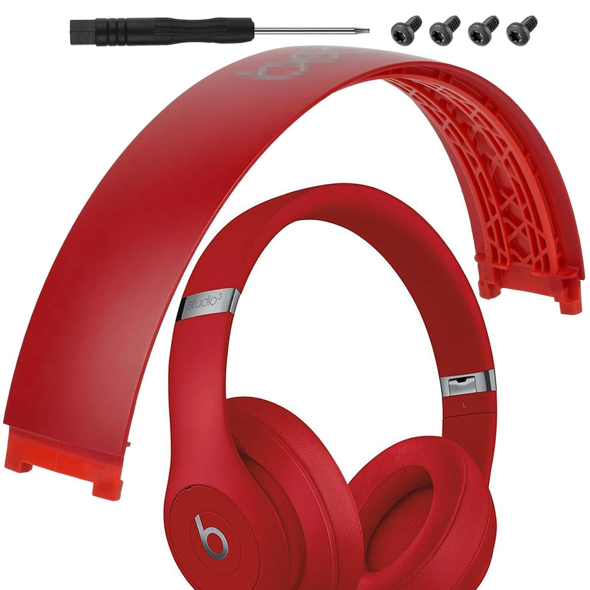 JULONGCR Studio 3 headband cover: ergonomic comfort for long sessions.