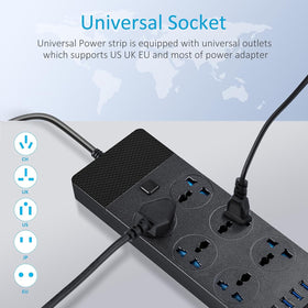 Jumpso thick 6.6ft copper cord and UK plug detail for safe high-current delivery