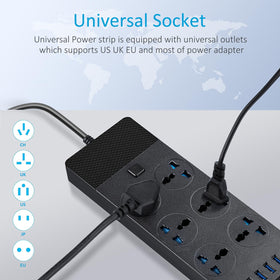 Jumpso detail of four smart USB ports including USB‑C for fast device charging