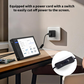 JUN-ELECTRON back panel with HDMI VGA BNC AV ports enabling broad device compatibility