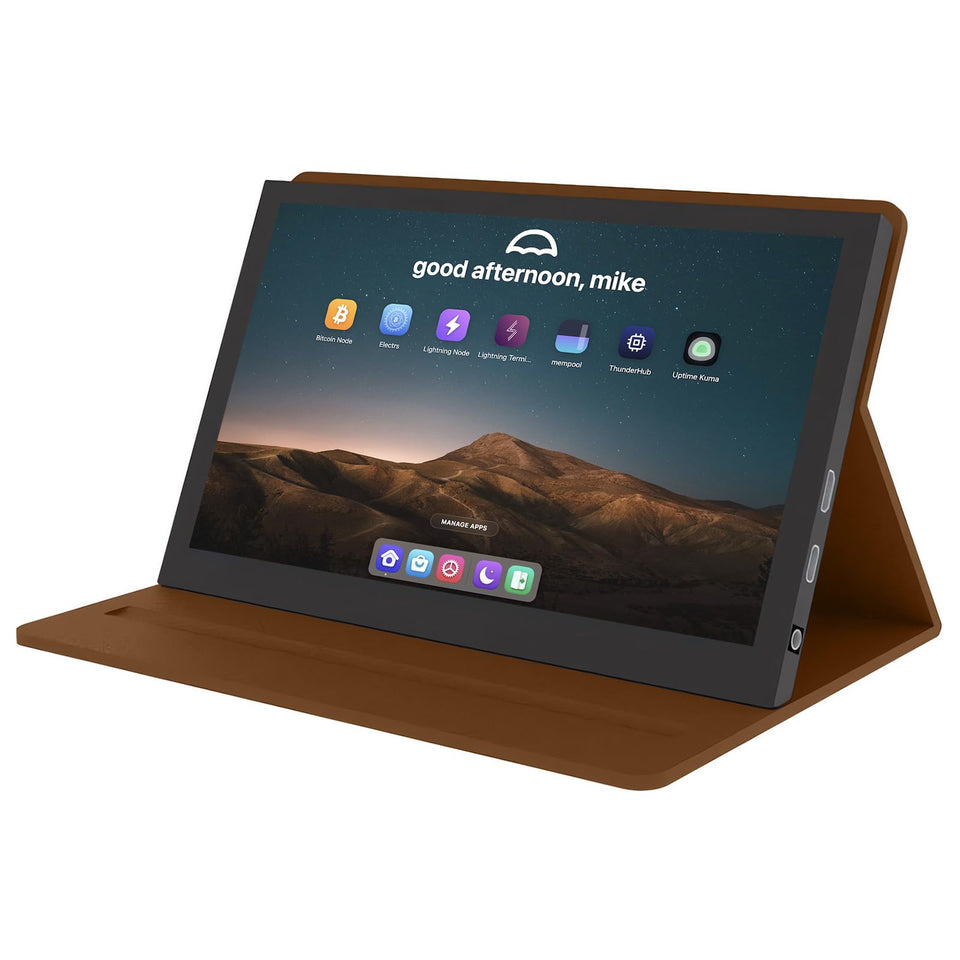 JUN-ELECTRON front view showing crisp 1024x600 image and wide viewing benefit