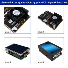 JUN-ELECTRON 3.5 inch TFT 320x480 display close-up