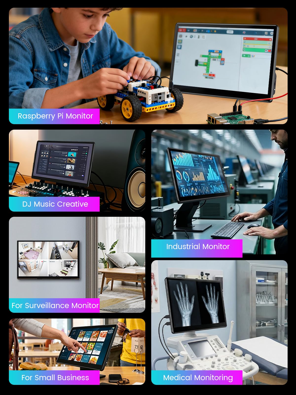 JuneBox built-in speakers for on-device audio during demos
