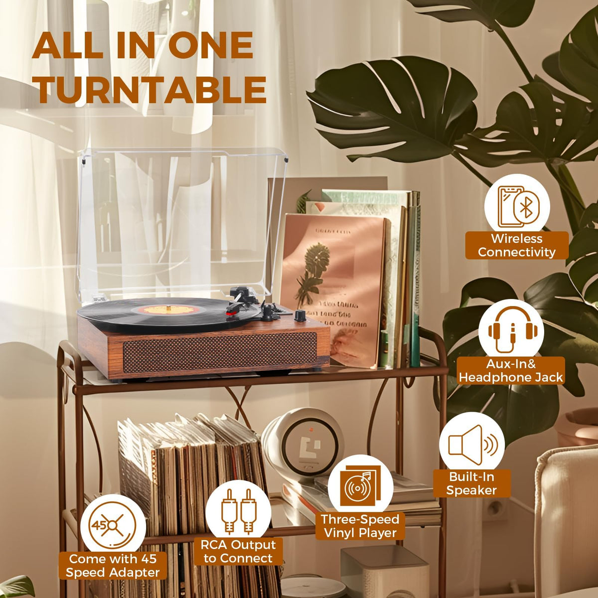 JUNGLE MONSTER USB port and digital display for easy MP3 recording