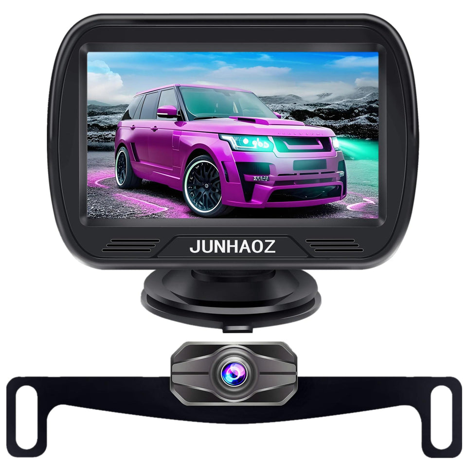 Junhaoz camera installation demonstrates quick setup for safer parking.
