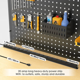 JUNNUJ 6ft heavy-duty cord and 6-20R adapter showing compatibility benefit
